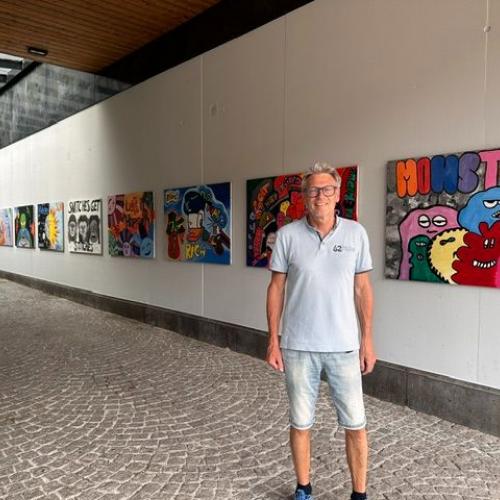 Kreativ-Projekt Durchgang Schule