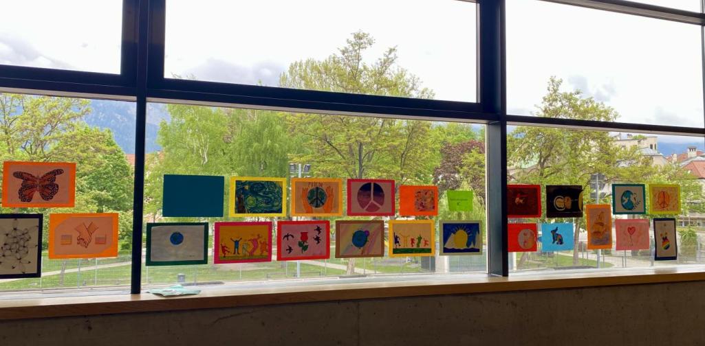 Ausstellung_3 Kunstausstellung in der Aula